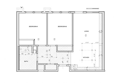 2 bedroom floor plans
